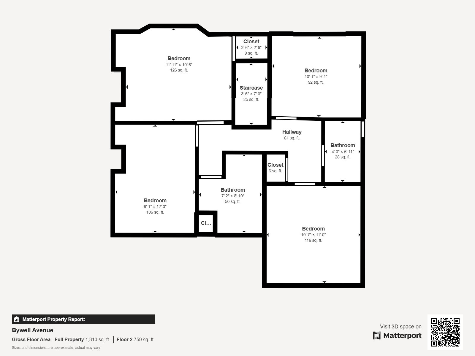 Bywell Avenue, Hexham, NE46 floorplan