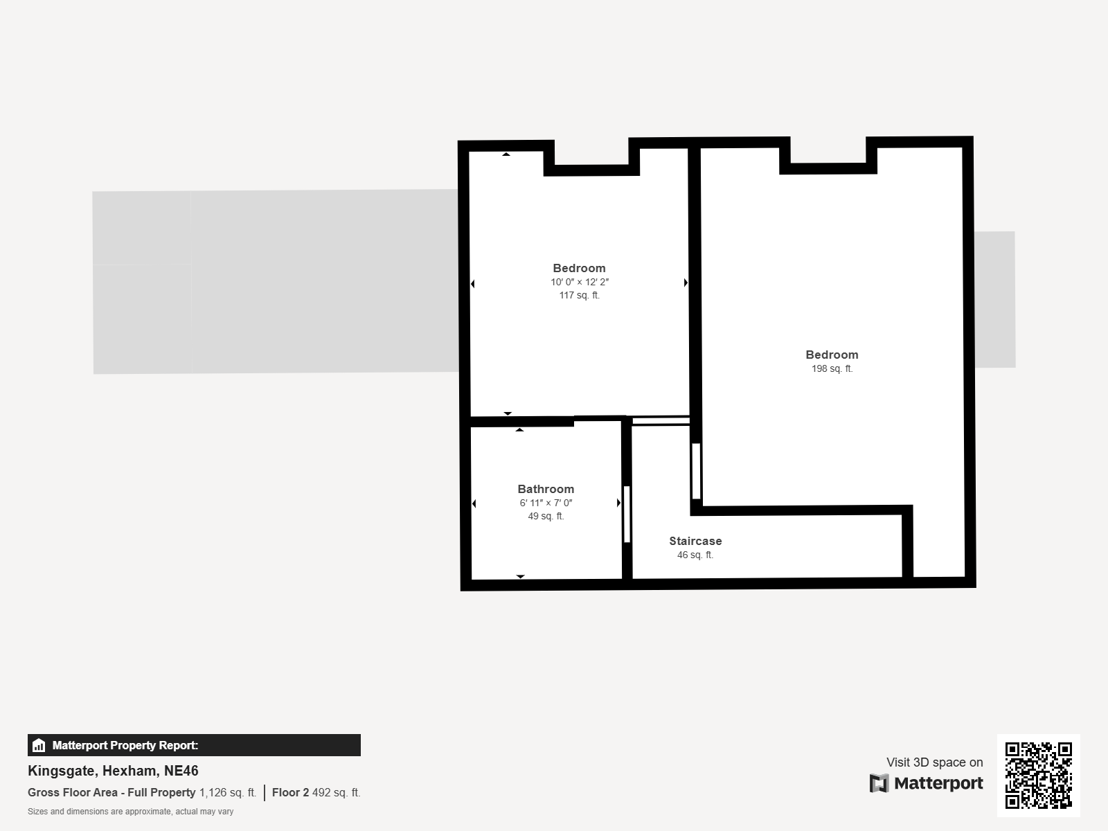 Kingsgate, Hexham, Northumberland, NE46 floorplan